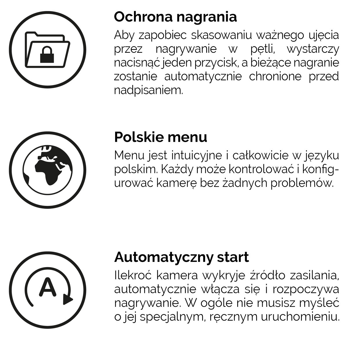 Ma wszystko, co powinna posiadać odpowiednia kamera samochodowa