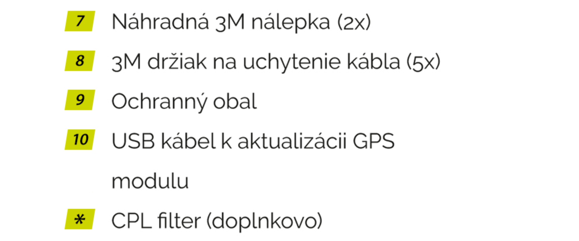 Obsah balenia