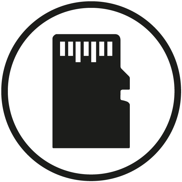 Bis zu 128GB Micro SD