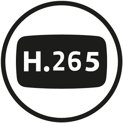 Platzsparender H.265 Codec